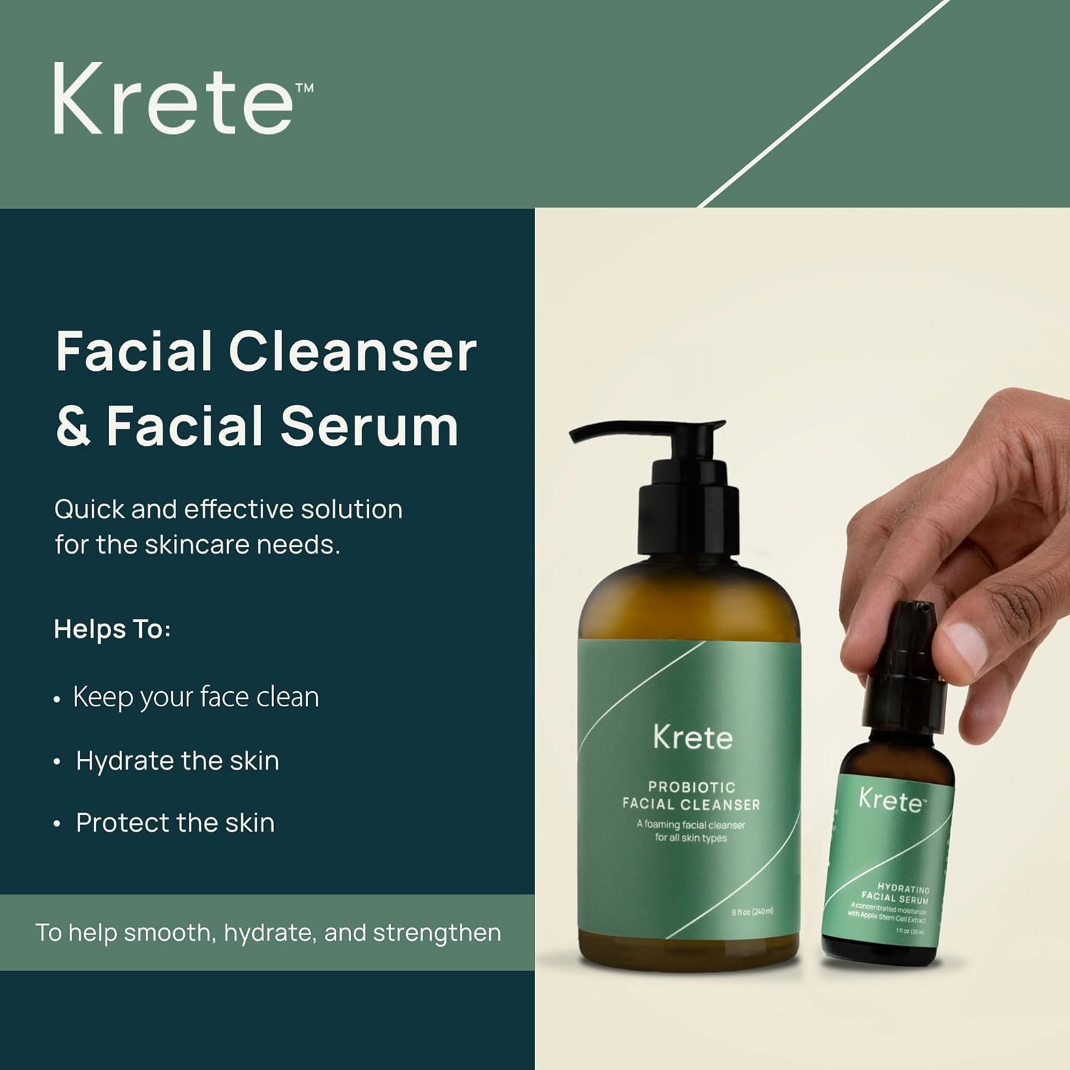 krete probiotic ficial cleanser