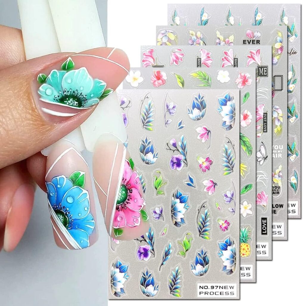 Exquisite Flower Nail Art Stickers