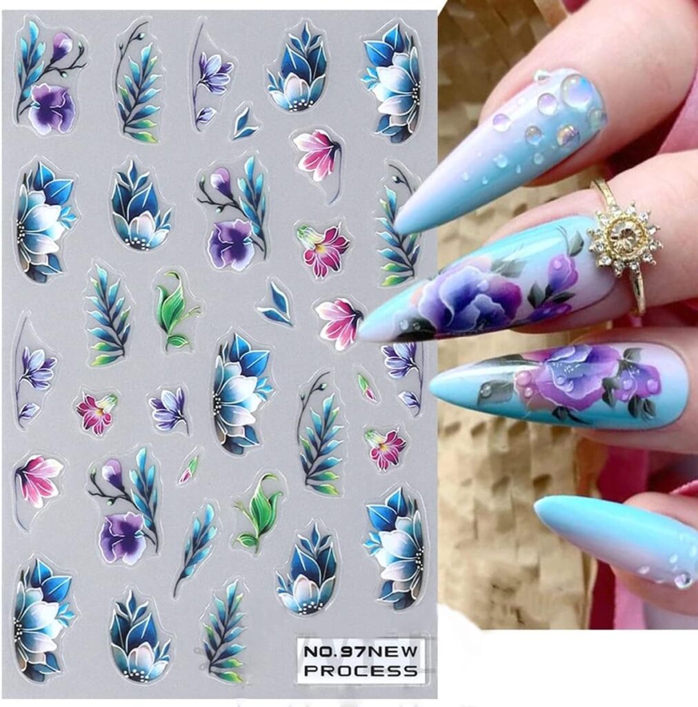 Exquisite Flower Nail Art Stickers