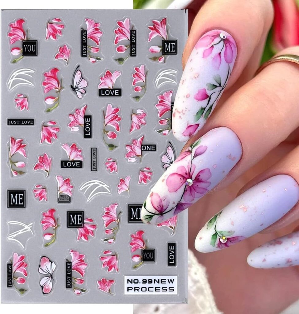 Exquisite Flower Nail Art Stickers