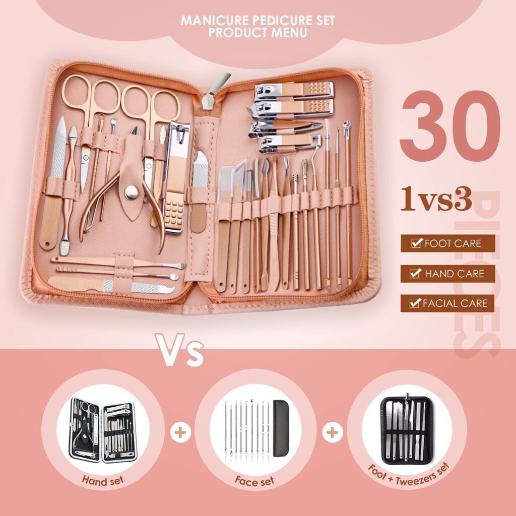 WOAMA Manicure Set Pedicure Kit